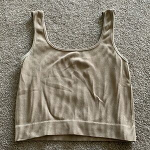 Beige Ardenes crop top, Size S